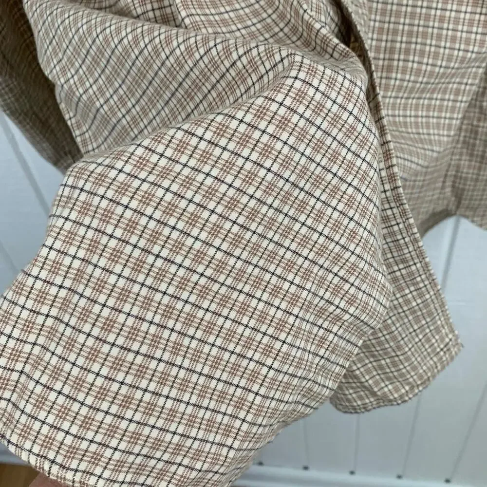 Polo Ralph Lauren Plaid Button Down Shirt Classic Preppy Men Large